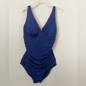 Jantzen Royal Blue One-Piece Swimsuit